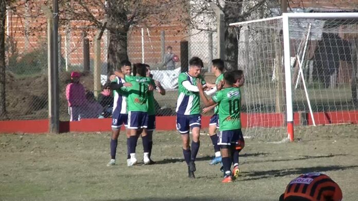 Festejo 1er gol de Bunge