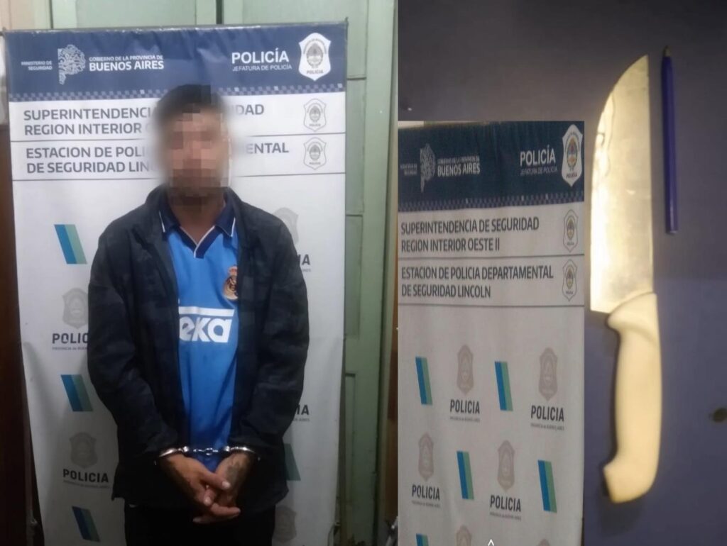 Intento de homicidio en Lincoln: un joven atacó con un cuchillo durante un operativo de tránsito.
