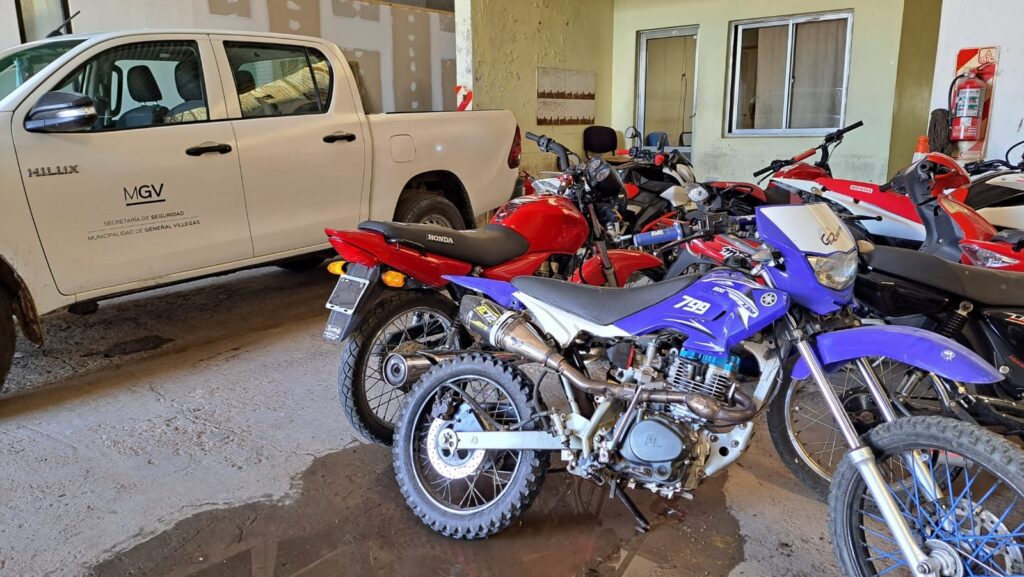 General Villegas: secuestraron motos y se labraron varias multas en controles de tránsito.