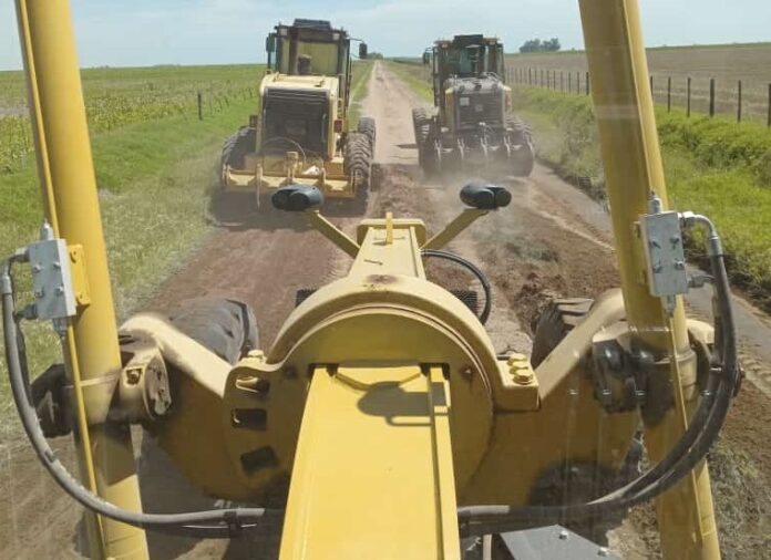 Trabajos en caminos rurales