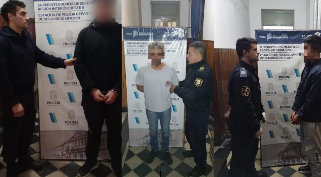 Intenso fin de semana en Lincoln: detenciones y allanamientos.
