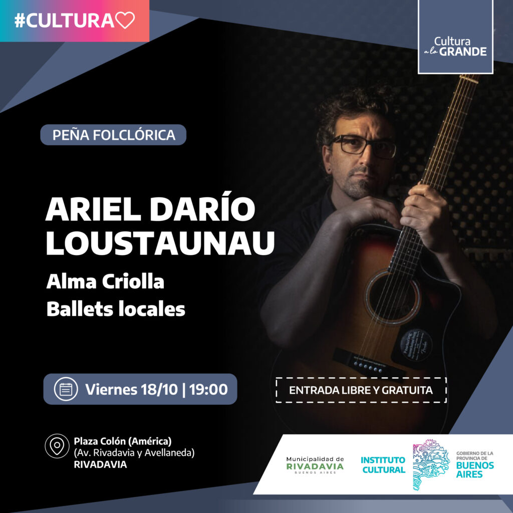 La peña de Cultura a lo Grande llega a Rivadavia.