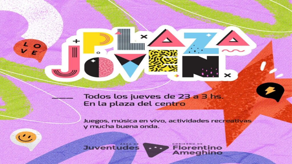 Plaza Joven: un espacio para los adolescentes que disfrutan de las noches de verano.