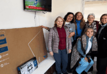 Cooperadora del Hospital de Ameghino realizó una nueva entrega para la Casa de Abuelos.