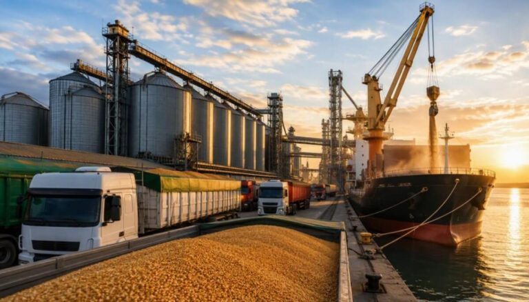 Cosecha histórica en Argentina: 10.000 camiones diarios colapsan la logística.